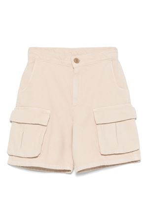 shorts in cotone beige DOUUOD KIDS | DW6Q89Z2469107